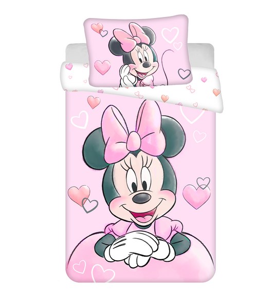 Minnie Mouse Dekbedovertrek 100x135 Junior Katoen