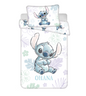 Disney Lilo Stitch Dekbedovertrek 100x135 2in1 Duurzaam Ohana Wit