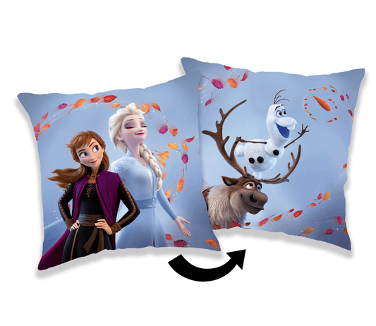 Frozen 2 Kussen 35x35 Gevuld Duurzaam 2in1 wind