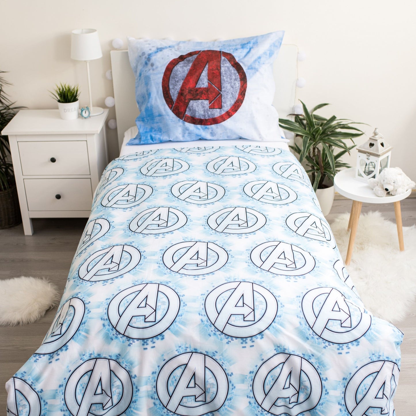 Marvel Avengers Dekbedovertrek 140x200 2in1 Katoen Duurzaam
