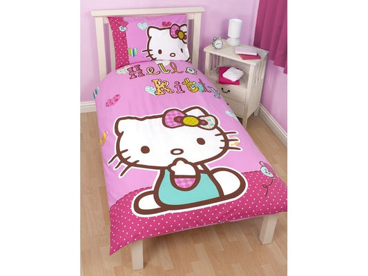 Hello Kitty Dekbedovertrek 135x200 Polykatoen