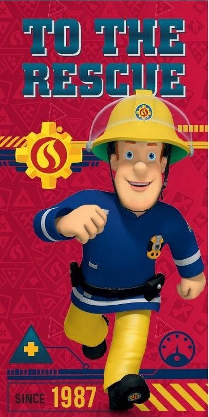 Brandweerman Sam Handdoek