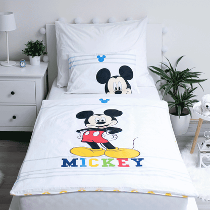 Mickey Mouse Junior Dekbedovertrek 100x135 Duurzaam Katoen 2in1