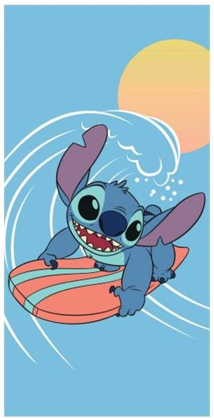 Disney Lilo Stitch Handdoek 70x140 Duurzaam Katoen