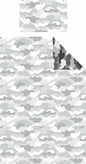 Camouflage Dekbedovertrek 135x200 Kussensloop 50x75 Polykatoen