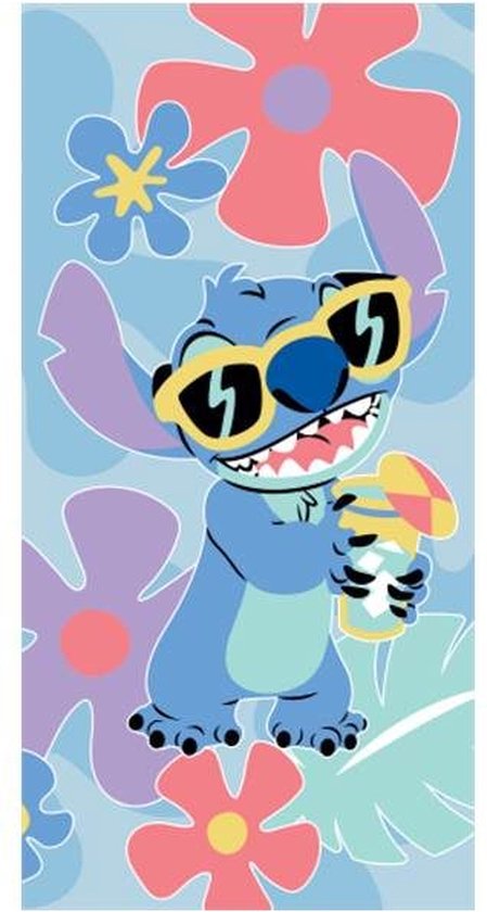 Disney Lilo Stitch Handdoek 70x140 Duurzaam Katoen