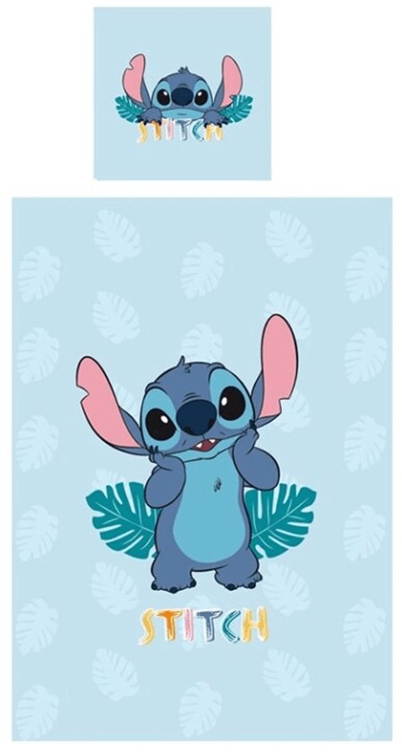 Stitch Lilo Dekbedovertrek 140x200 Duurzaam Polykatoen 2in1
