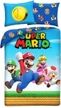 Super Mario Dekbedovertrek 140x200 2in1 Duurzaam Polyester
