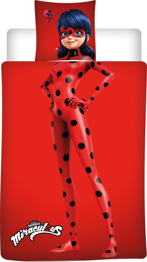 Miraculous Ladybug Dekbedovertrek Flanel 2in1 Duurzaam