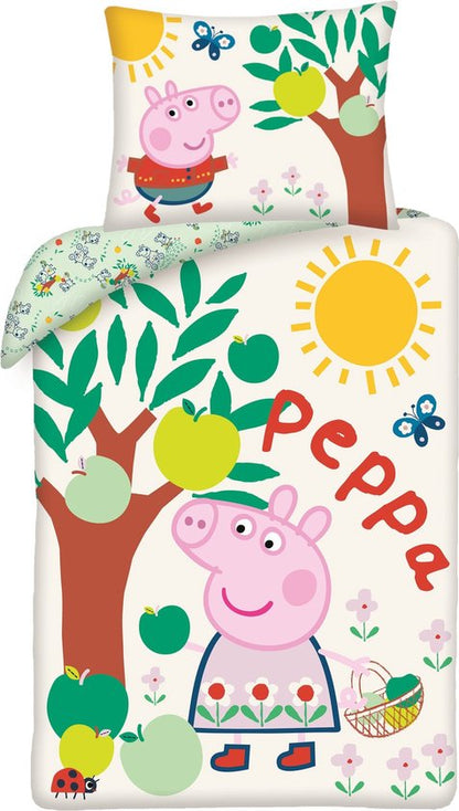 Peppa Pig Dekbedovertrek 140x200 Katoen 2in1