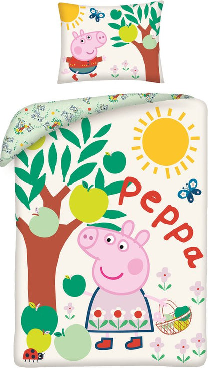 Peppa Pig Dekbedovertrek 140x200 Katoen 2in1