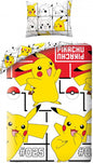 Pokemon Dekbedovertrek 140x200 2in1 Duurzaam Pikachu KATOEN