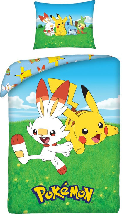 Pokemon Dekbedovertrek 140x200 2in1 Duurzaam