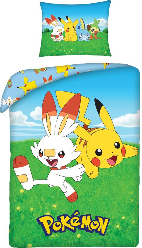 Pokemon Dekbedovertrek 140x200 2in1 Duurzaam