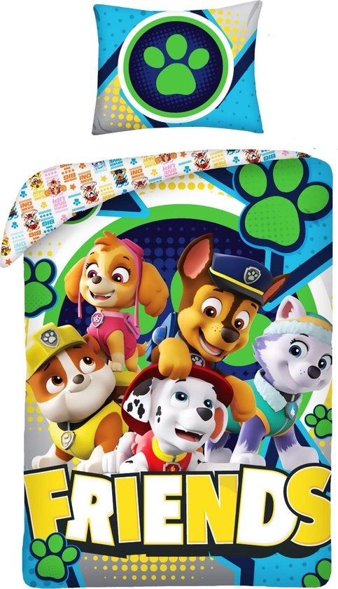 Paw Patrol Dekbedovertrek Friends
