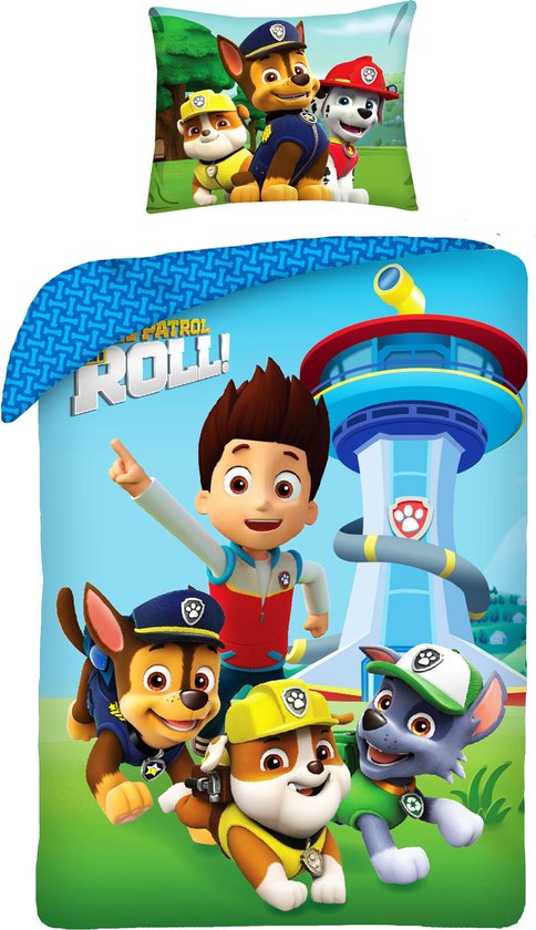 PAW Patrol Dekbedovertrek 140x200 2in1 Duurzaam KATOEN