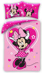 Minnie Mouse Dekbedovertrek 140x200 2in1 Duurzaam Katoen