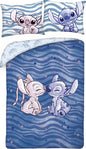 Disney Lilo Stitch Eenpersoons Dekbedovertrek 140x200 cm Katoen 2in1 Duurzaam