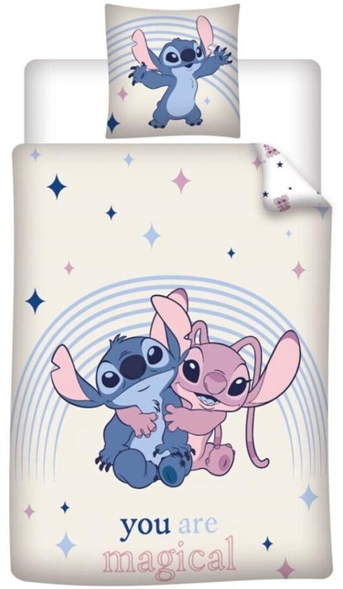 Stitch Lilo Dekbedovertrek 140x200 Duurzaam Polykatoen 2in1