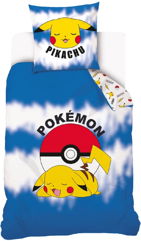 Pokemon Dekbedovertrek 140x200 2in1 Duurzaam Karakters