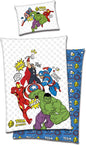 Marvel Avengers Dekbedovertrek 140x200 2in1 Katoen Duurzaam