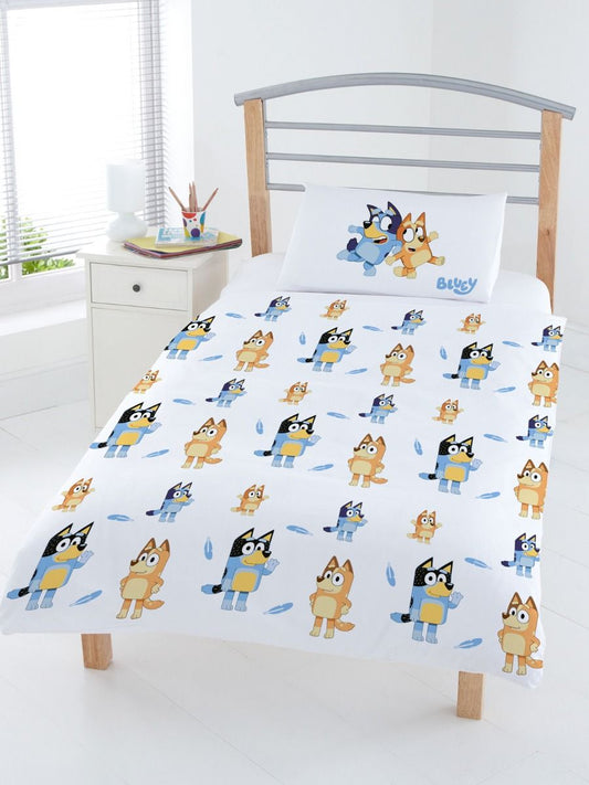 Bluey Dekbedovertrek 120x150 Junior Duurzaam 2in1 Polykatoen