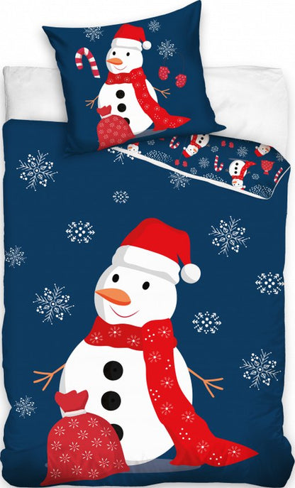 Christmas Dekbedovertrek 140x200 Kerst Katoen Xmas Snowpop