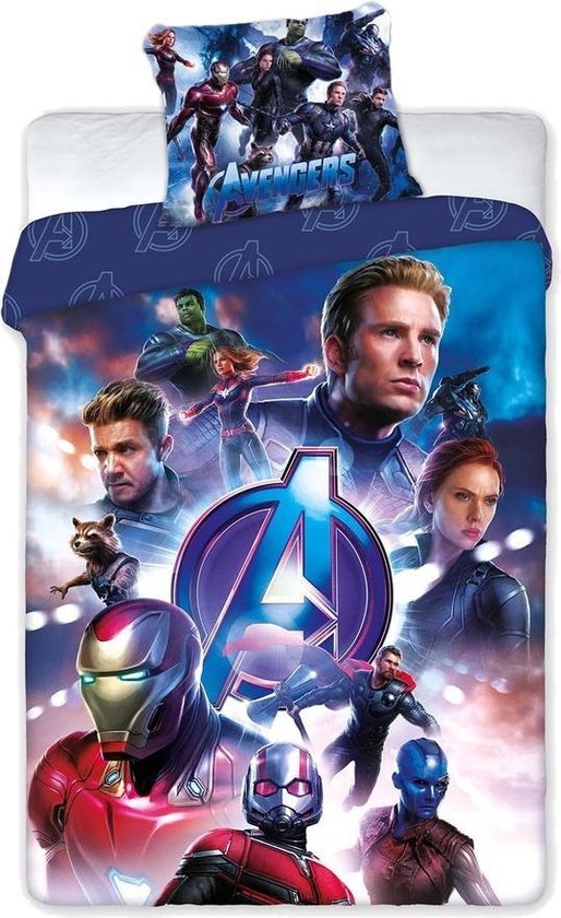 Marvel Avengers Dekbedovertrek 2in1 Katoen Duurzaam