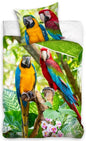 Animal Pictures Papegaai Dekbedovertrek 140x200 2in1 Katoen Duurzaam