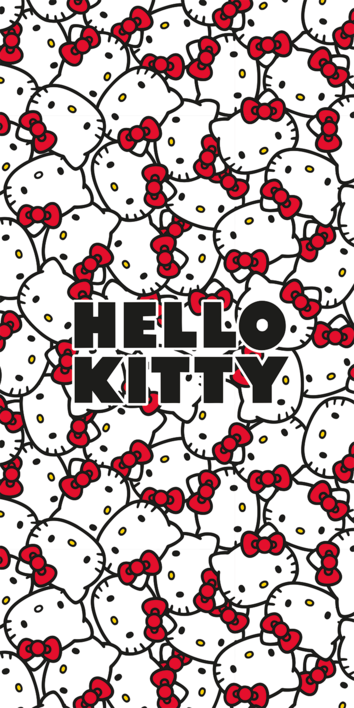 Hello Kitty Handdoek 70x140 Duurzaam Katoen