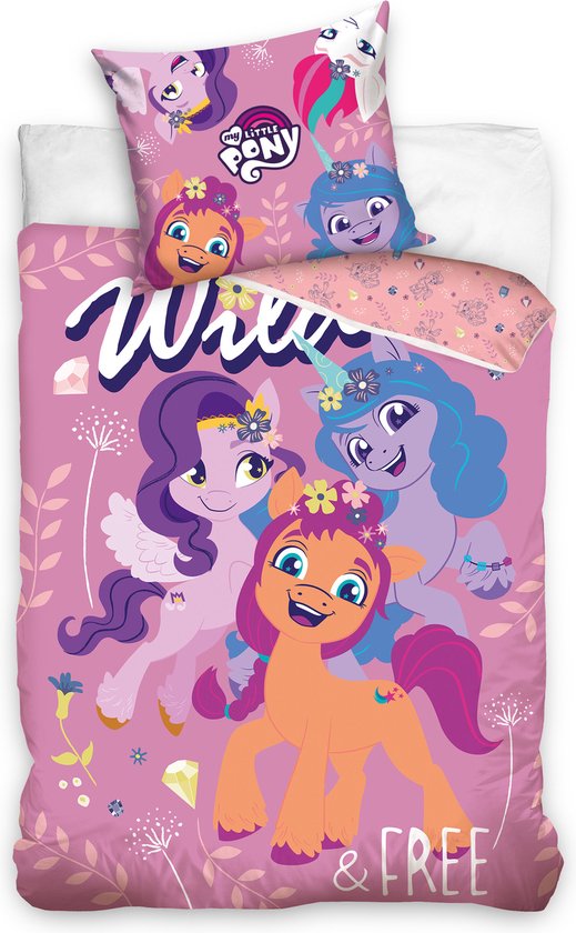 My Little Pony Dekbedovertrek 140x200 Katoen 2in1