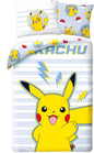 Pokemon Dekbedovertrek 140x200 2in1 Duurzaam Gestreept