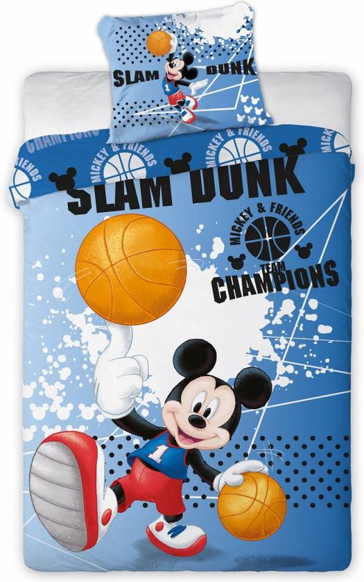 Disney Mickey Mouse Dekbedovertrek 140x200 Katoen 2in1