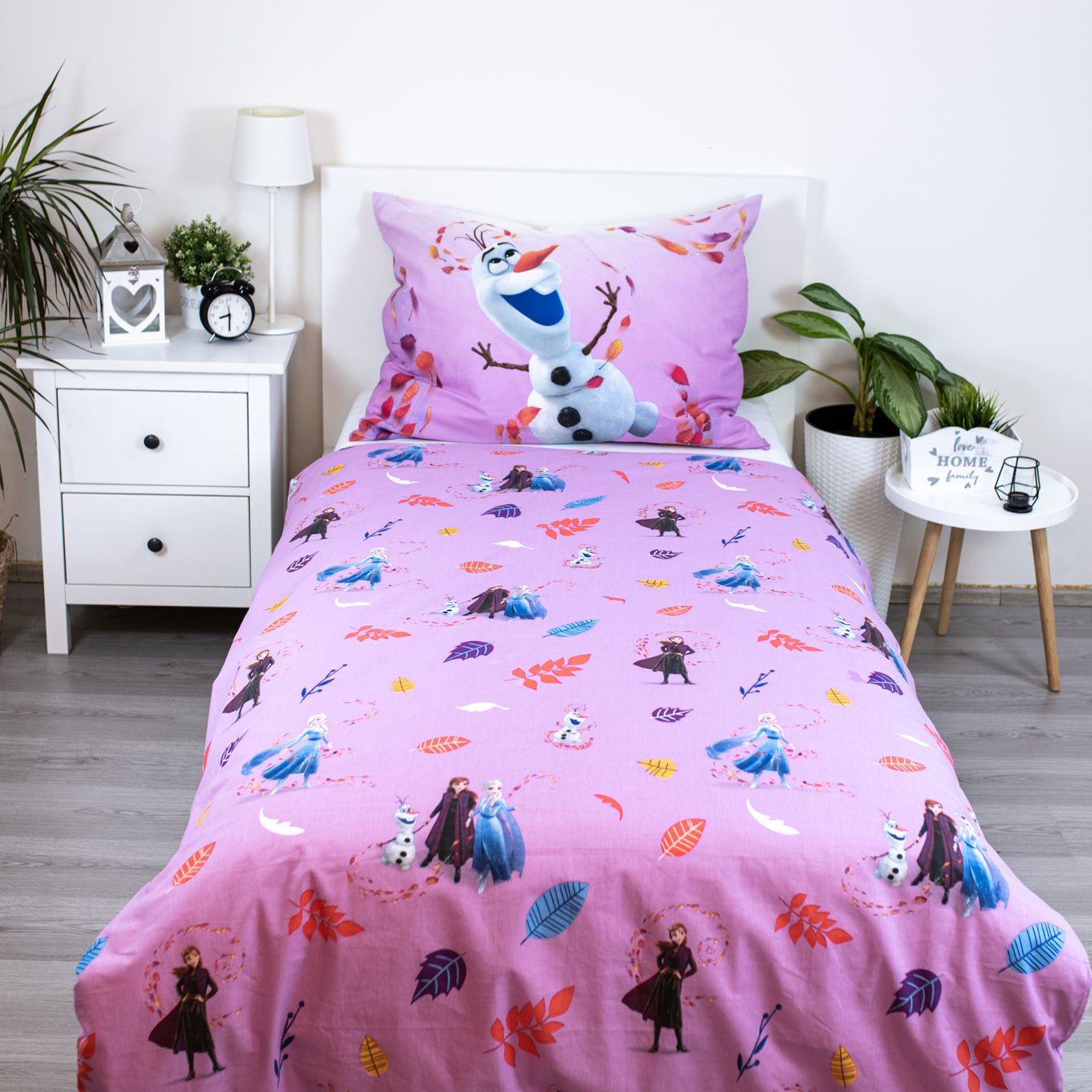 Disney Frozen Dekbedovertrek 140x200 Duurzaam 2in1 Magical Time