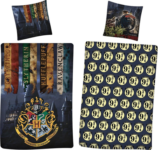 Harry Potter Dekbedovertrek Hogwarts by Night