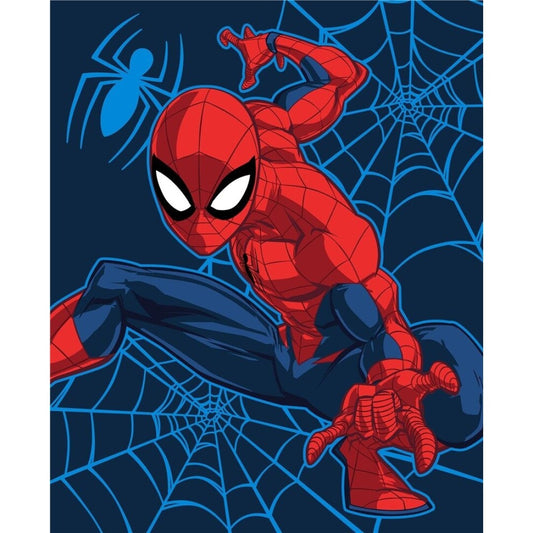SpiderMan Fleeceplaid  130x160 Duurzaam Flanel