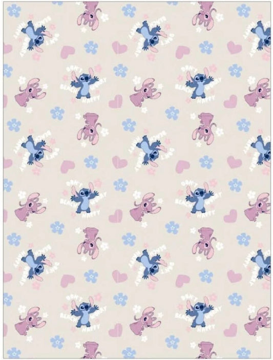 Disney Lilo Stitch Fleece Plaid 110x150cm Flanel 2in1 Duurzaam
