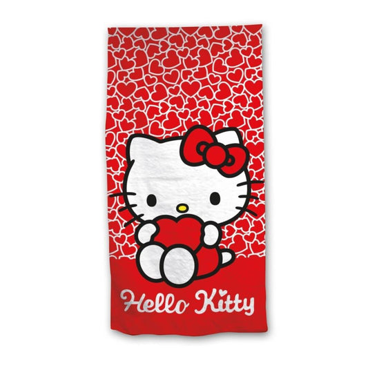 Hello Kitty Handdoek 70x140 Duurzaam Polyester