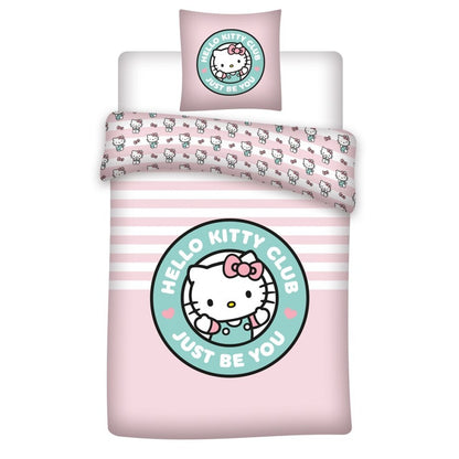 Hello Kitty Dekbedovertrek 140x200 Polykatoen 2in1