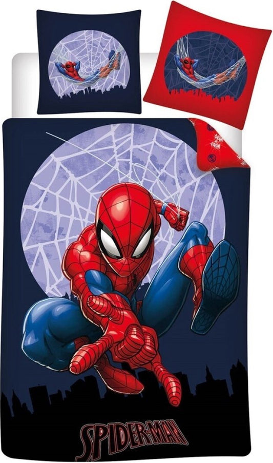 SpiderMan Dekbedovertrek Downtown Hero  140x200 cm Duurzaam Polykatoen