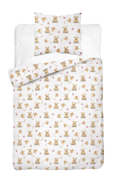 Teddy Bear dekbedovertrek 140x200 Duurzaam