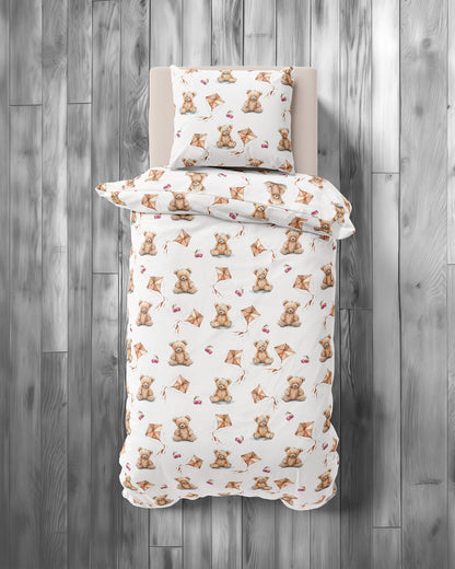 Teddy Bear dekbedovertrek 140x200 Duurzaam