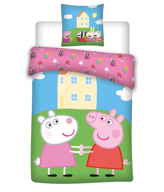 Peppa Pig Dekbedovertrek Suzy & Peppa