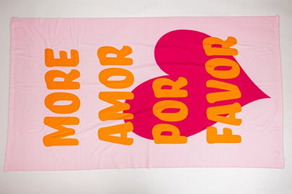 Strandlaken 100x180 Polyester More Amor Por Favor