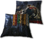 Harry Potter Kussen 40x40 incl Vulling Zweinstein/Hogwarts Huizen