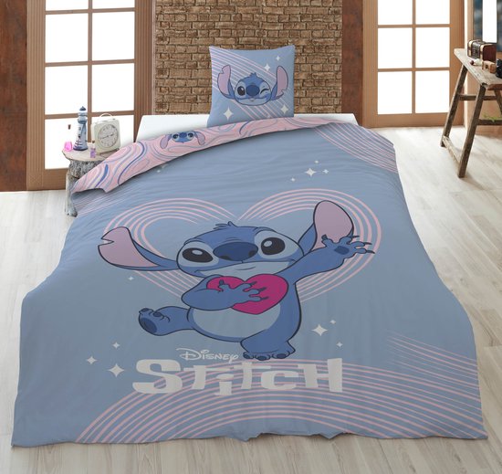 Stitch Lilo Dekbedovertrek 140x200 Duurzaam Polykatoen 2in1