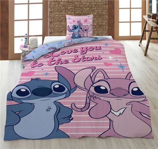 Stitch Lilo Dekbedovertrek 140x200 Duurzaam Polykatoen 2in1