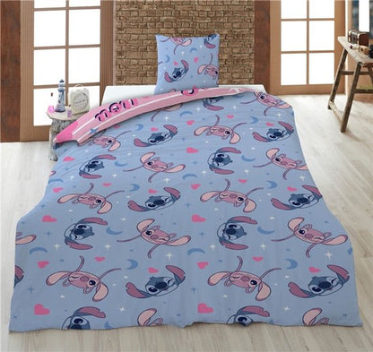 Stitch Lilo Dekbedovertrek 140x200 Duurzaam Polykatoen 2in1