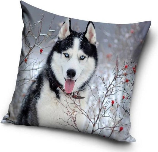 Husky Sierkussen 40x40cm Hond