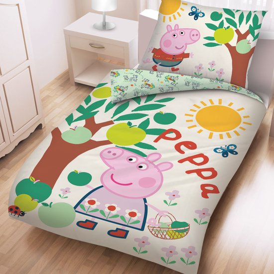Peppa Pig Dekbedovertrek 140x200 Katoen 2in1